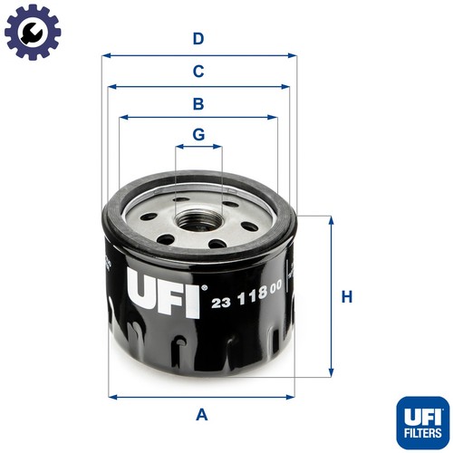 Oil filter 118 - filter, for
