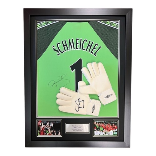 Peter schmeichel signed shirt - signed,
