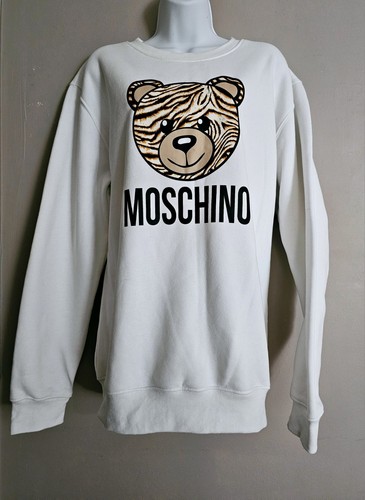White graphic teddy bear - white,