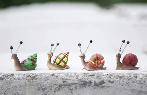 4pc snail garden ornaments - snail,
