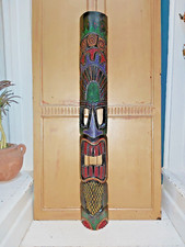 LARGE HAND CARVED SOLID WOOD