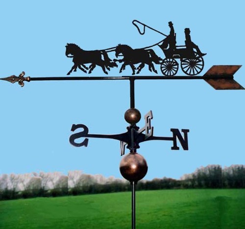 Coach four horses - four,