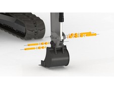 Dipper Bucket End Pin & Bush Kit for JCB 8025 ZTS