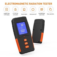 Rechargeable Digital EMF Meter Sound Alarm Auto Power Off Portable 1V/m-1999V/m