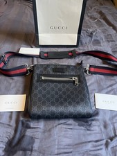 Gucci GG Black Messenger Bag
