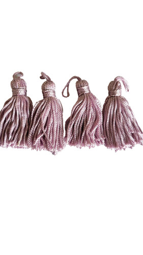 Lilac cushion tassel - cushion,
