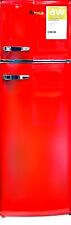 Amica FDR2213R Retro Freestanding Fridge-Freezer - Red - Free Local Delivery