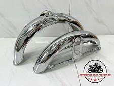 Honda CD50 CD65 CD70 CD90 SS50 CL50 Chrome Front & Rear Fender High Quality.