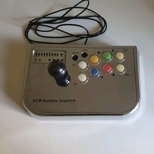 SONY PLAYSTATION 3 PS3 USB ARCADE FIGHTING STICK JOYSTICK FIGHT Wired XCM RUMBLE