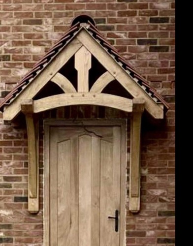 Bespoke green oak porch - bespoke, canopy