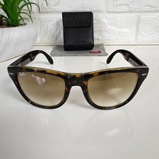 Ray-Ban RB4105 710/51 54-20 2N Folding Wayfarer Classic Light Havana Sunglasses