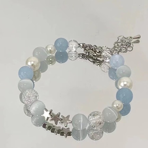 Moonstone pearls stars cute - pearls,