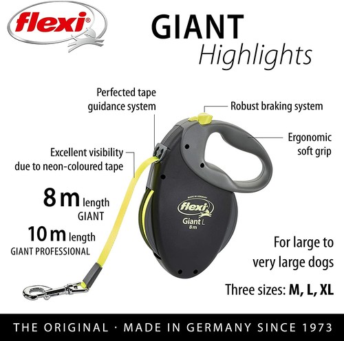 Flexi giant neon dog lead - flexi,
