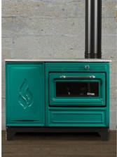 Luxury Teal Cast Iron Wood