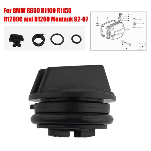 Black oil tank cap - black,