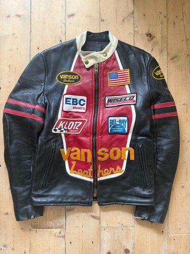 Vanson leathers vintage race - leathers,