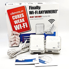 DEVOLO dLAN WiFi 500 STARTER KIT (1 Wi-Fi EXTENDER +1 POWERLINE ADAPTER) W3436