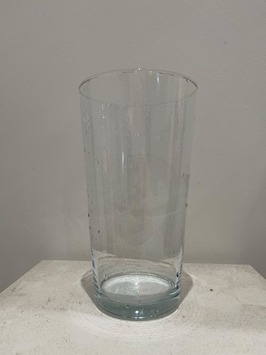 Clear glass cylinder vase - clear, –