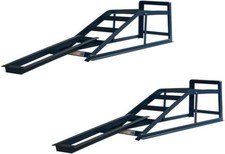 CAR VAN RAMPS PAIR OF 2 METAL RAMP 2 TONNE  LIFTING WITH LOW CLEARENCE EXTENSION