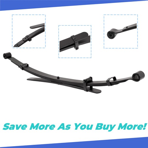 Black steel rear - leaf, spring