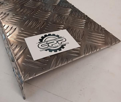 Aluminium tread plate chequer - aluminium,
