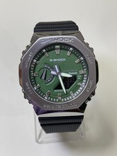 G-SHOCK GM2100 WR20BAR Metel Series With Green Dial Mens Analog Digital Watchs