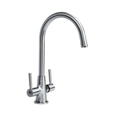 Bristan Monza Easyfit Kitchen Sink Mixer Tap with Swivel Spout, Brushed Nickel