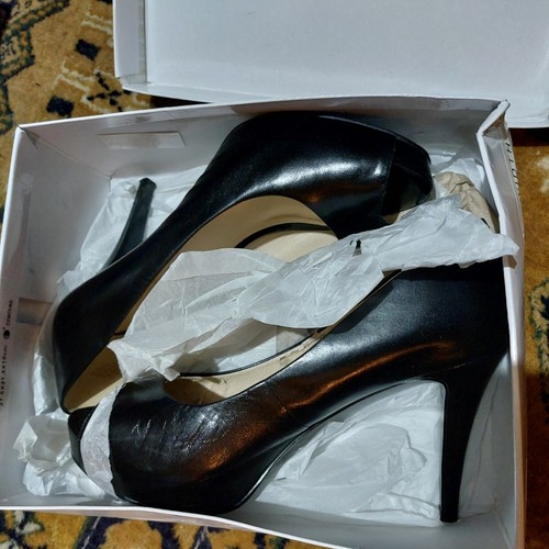 Nine west black leather - nine,