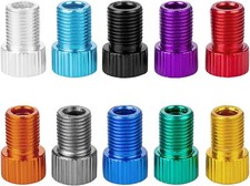 4 x VALVE ADAPTER PRESTA TO SCHRADER CONVERTER ROAD BIKE CYCLE BICYCLE PUMP