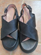 ROBERT CLERGERIE BLACK LEATHER