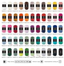 Pro Lana Basic 50g Cotton Wool Knitting Crochet Yarn Cotton Mercerised