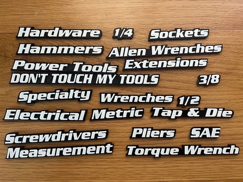 Magnetic toolbox drawer - magnetic, 3d
