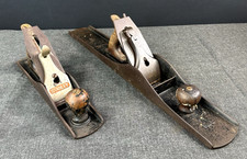 Vtg Stanley No. 5 Jack Plane & No. 8 Jointer Plane Woodworking Tools Lot