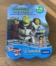 New v tech boxed SHREK THE THIRD ARTU'S ADVENTURE for V.SMILE Console new 