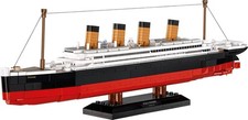 HMS Titanic brick model ship -