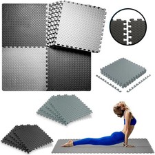 EXTRA THICK GYM FLOORING INTERLOCKING FLOOR MATS EVA SOFT FOAM MAT YOGA TILES UK