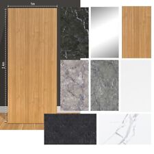 PVC Tongue & Groove Style Kitchen Bathroom Cladding Shower Media Wet Wall Panels