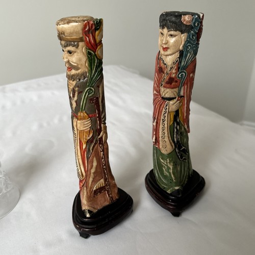 Chinese carved emperor - carved, &