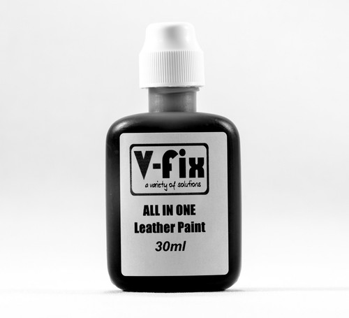 Black leather vinyl - black,