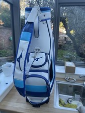 Mizuno Staff Tour Golf Bag Blue/White Mid