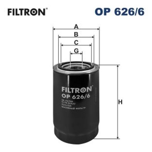 Fits filtron 626 oil - filtron, op