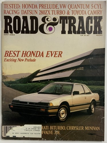 Road track magazine may 1983 - magazine,