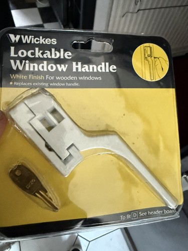 Wickes lockable window handle - wickes,