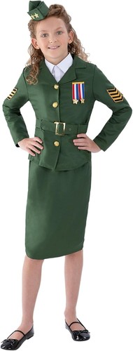 Smiffys ww2 army girl costume - girl,