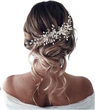 Bridal Hair Vine with Pearls &