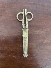 Stunning Pair Of Art Nouveau Sewing Scissors In Sheath Dating To 1903