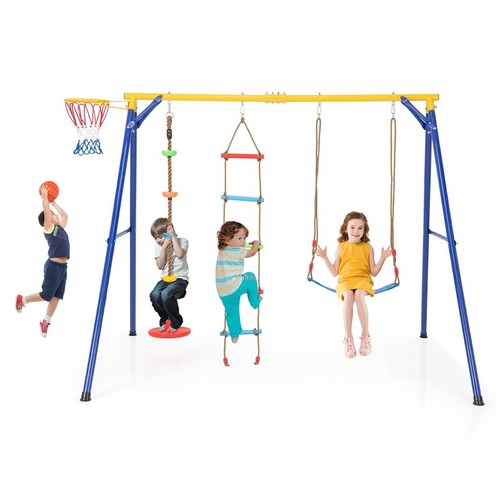 Kids swing set outdoor - swing,