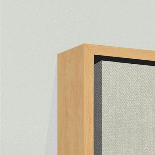 Oak floating canvas frame any - oak,