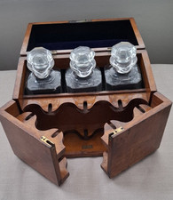 Antique Tantalus With 3