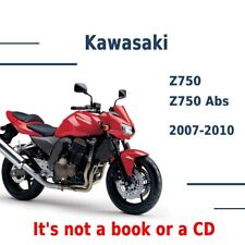 Repair manual for Kawasaki Z750 / Z750 abs 2007 2008 2009 2010 On a Usb